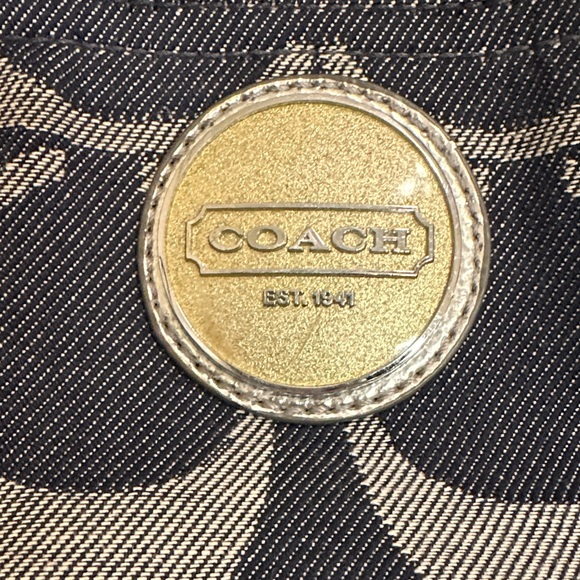 Coach Denim and Silver E1160-F17443 Bag with Shoulder Strap - Picture 3 of 12